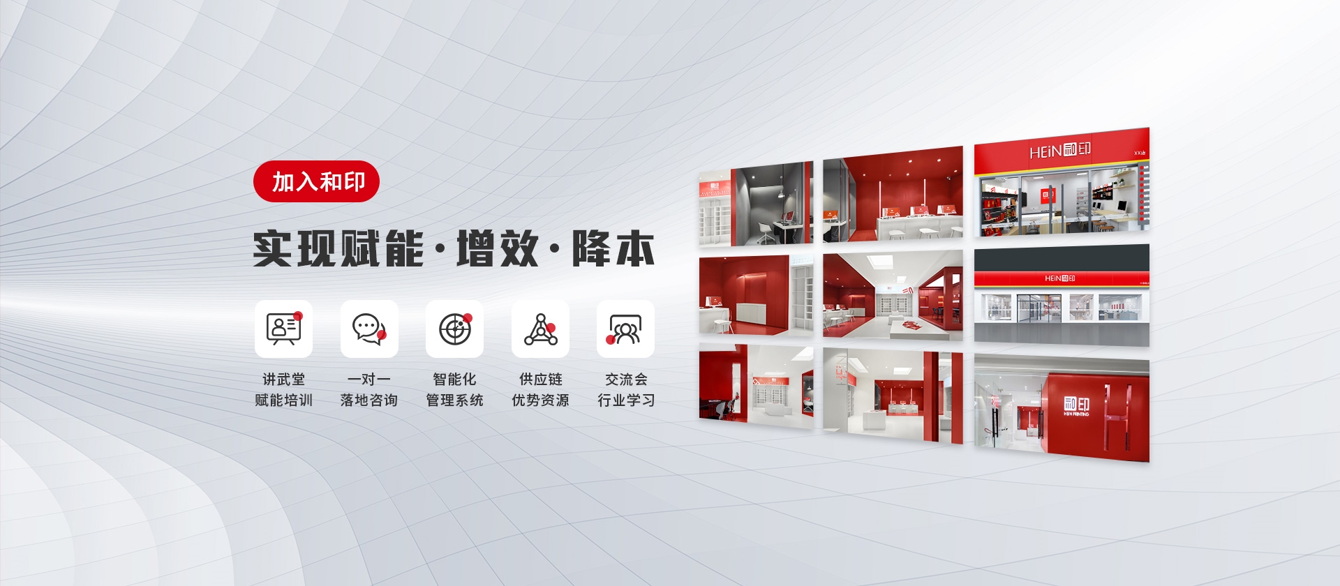 加盟和印  实现赋能/增效/降本 讲武堂赋能培训+一对一落地咨询+智能化管理系统+供应链优势资源
